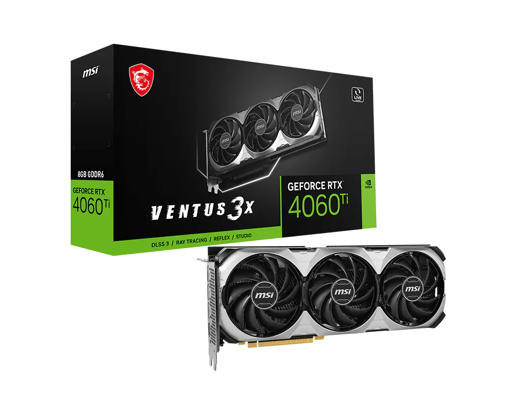 MSI GeForce RTX 4060 Ti VENTUS 3X E 8G
